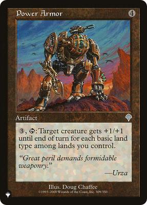 Power Armor card from The List Reprints