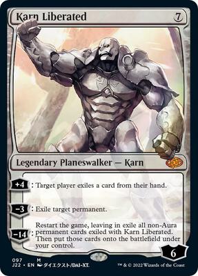Karn Liberated card from Jumpstart 2022