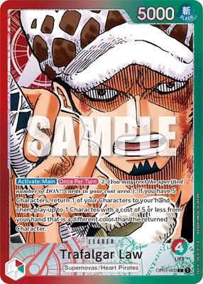 Trafalgar Law (002) (Parallel) card from Romance Dawn