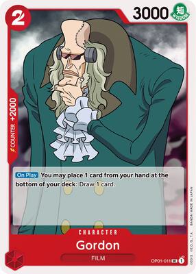 Gordon card from Romance Dawn