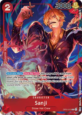 Sanji (Parallel) card from Romance Dawn