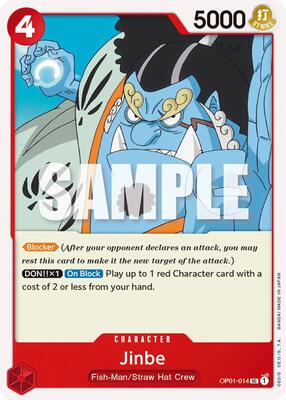 Jinbe (014) card from Romance Dawn