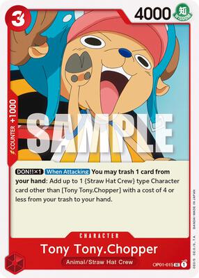 Tony Tony.Chopper card from Romance Dawn
