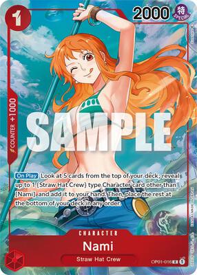 Nami (Parallel) card from Romance Dawn