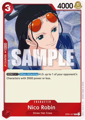 Nico Robin card from Romance Dawn