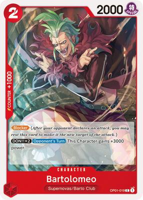 Bartolomeo card from Romance Dawn