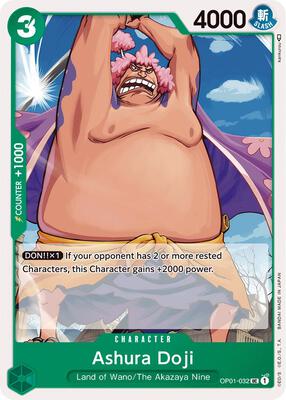 Ashura Doji card from Romance Dawn