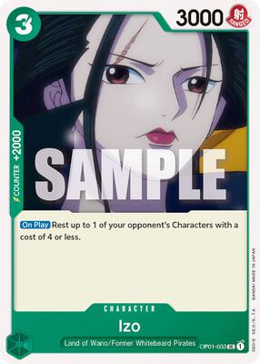 Izo card from Romance Dawn