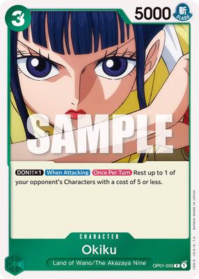 Okiku card from Romance Dawn