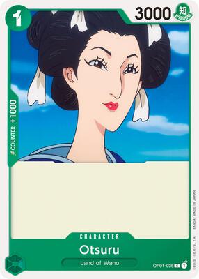 Otsuru card from Romance Dawn