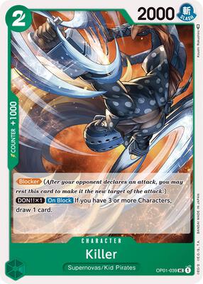 Killer card from Romance Dawn