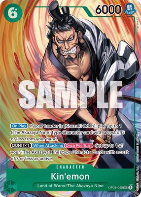 Kin'emon (Parallel) card from Romance Dawn