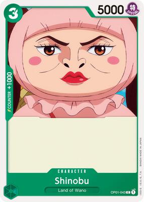 Shinobu card from Romance Dawn