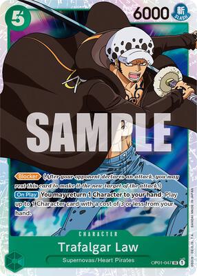 Trafalgar Law (047) card from Romance Dawn