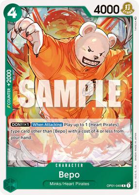 Bepo card from Romance Dawn