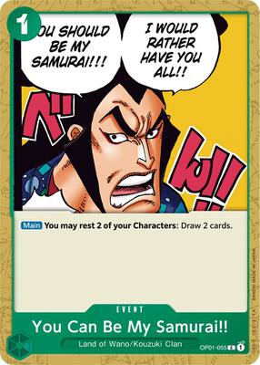 You Can Be My Samurai!! card from Romance Dawn