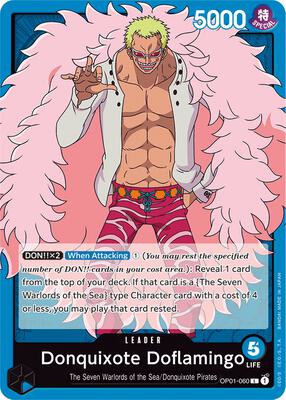 Donquixote Doflamingo (060) card from Romance Dawn