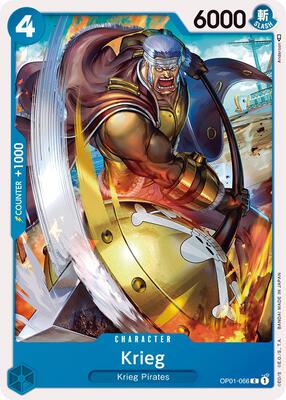 Krieg card from Romance Dawn