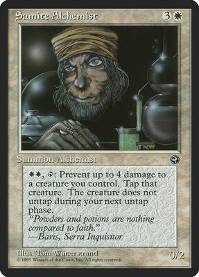 Samite Alchemist card from Homelands