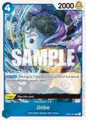 Jinbe (071) card from Romance Dawn