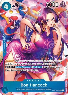 Boa Hancock (Parallel) card from Romance Dawn