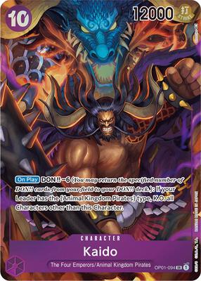 Kaido (094) (Parallel) card from Romance Dawn