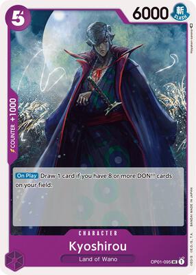 Kyoshirou card from Romance Dawn