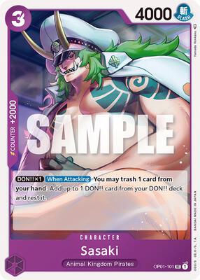 Sasaki card from Romance Dawn