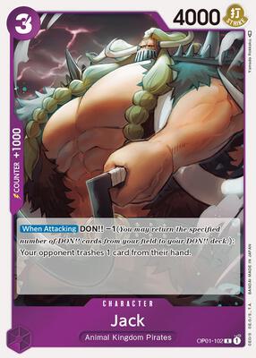 Jack card from Romance Dawn