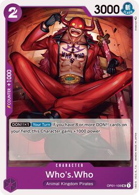 Who's.Who card from Romance Dawn