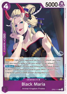 Black Maria card from Romance Dawn