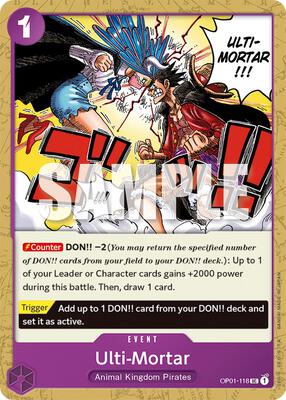 Ulti-Mortar card from Romance Dawn