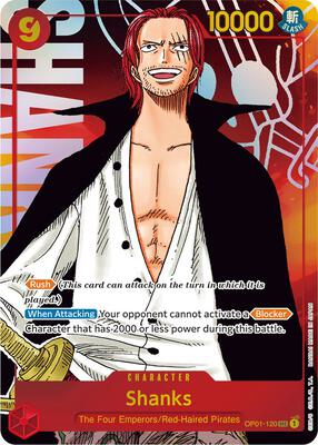 Shanks (Parallel) card from Romance Dawn