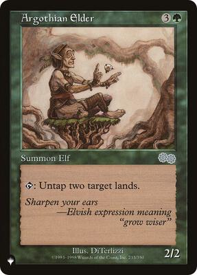 Argothian Elder card from The List Reprints