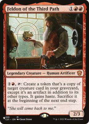 Feldon of the Third Path card from The List Reprints