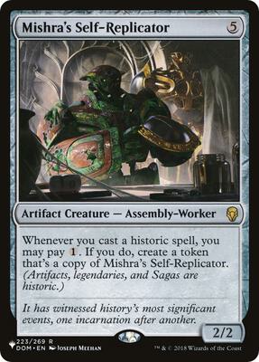 Mishra's Self-Replicator card from The List Reprints