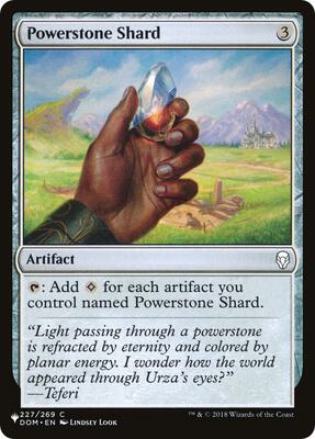 Powerstone Shard card from The List Reprints