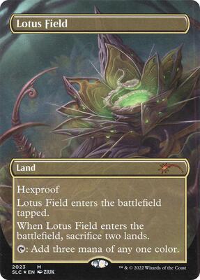 Lotus Field card from Secret Lair Countdown Kit