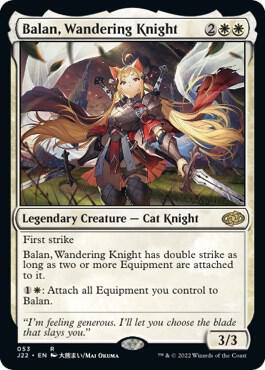 Balan, Wandering Knight card from Jumpstart 2022