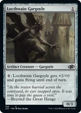 Locthwain Gargoyle card from Jumpstart 2022