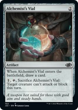 Alchemist's Vial card from Jumpstart 2022