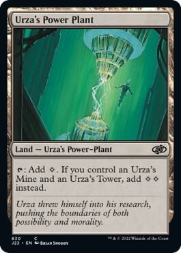 Urza's Power Plant card from Jumpstart 2022