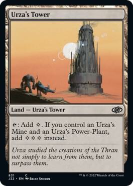 Urza's Tower card from Jumpstart 2022