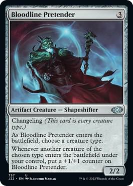 Bloodline Pretender card from Jumpstart 2022
