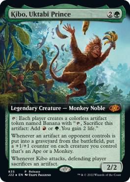 Kibo, Uktabi Prince (Extended Art) card from Launch Party & Release Event Promos