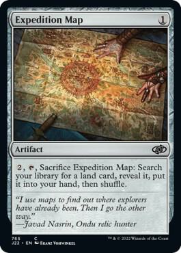 Expedition Map card from Jumpstart 2022