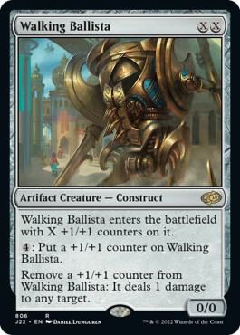 Walking Ballista card from Jumpstart 2022