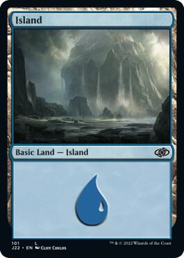 Island (101) card from Jumpstart 2022