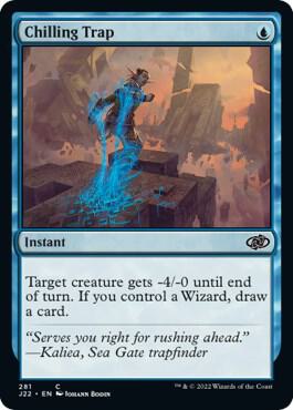 Chilling Trap card from Jumpstart 2022