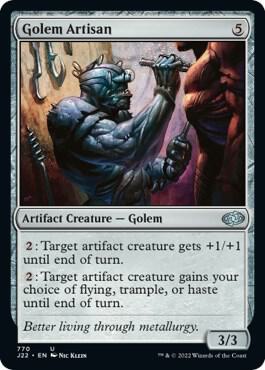 Golem Artisan card from Jumpstart 2022